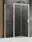 NEW TRENDY Prime White cabină de duș 110x70 cm dreptunghiular alb mat/sticlă transparentă K-1360 (K1360)