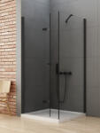 NEW TRENDY New Soleo Black cabină de duș 90x90 cm pătrat negru mat/sticlă transparentă D-0235A/D-0115B (D0235A/D0115B)