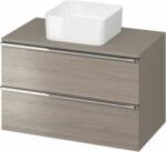 Cersanit Virgo dulap 80x46.9x49.9 cm sub chiuveta pe perete gri-stejar S522-030 (S522030)