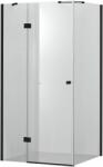 Hagser Gisa cabină de duș 100x80 cm dreptunghiular negru mat/sticlă transparentă HGR16000020 (HGR16000020)