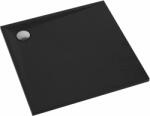 Omnires Stone cădiță de duș pătrată 90x90 cm negru STONE90/KBL (STONE90KBL)