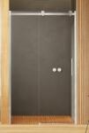 NEW TRENDY Softi uși de duș 130 cm culisantă crom luciu/sticlă transparentă EXK-3898 (EXK3898)