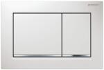 Geberit Omega20 buton de spălare pentru WC crom lucios-alb 115.080. KJ. 1 (115080KJ1)