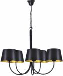 Kaja Sasto lampă suspendată 1x40 W negru-auriu K-4336 (K4336)