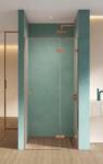 NEW TRENDY Eventa Copper Shine uși de duș 110 cm înclinabilă cupru luciu/sticlă transparentă EXK-6359