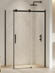 NEW TRENDY Softi Black cabină de duș 110x100 cm dreptunghiular negru mat/sticlă transparentă EXK-3968 (EXK3968)