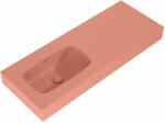 Elita Dimple lavoar 121x46 cm dreptunghiular clasică roz 168875