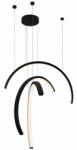 MAXlight Trio Arc lampă suspendată 1x63 W negru P0507
