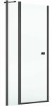 Roca Capital uși de duș 120 cm înclinabilă negru mat/sticlă transparentă AM4612016M (AM4612016M)