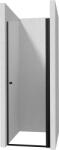 Deante Kerria Plus uși de duș 90 cm înclinabilă negru mat/sticlă transparentă KTSWN41P