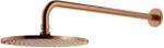 Omnires SlimLine cap de duș cu braț 25.4x25.4 cm rotund cupru WGSET1CPB (WGSET1CPB)