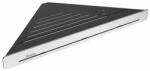 RAVAK Slim raft de colț 29 cm negru-crom X07P576 (X07P576)