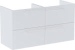 Roca Ella dulap 118.5x44.6x63.5 cm sub chiuveta pe perete alb A857772529 (A857772529)