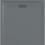 Geberit Sestra cădiță de duș pătrată 80x80 cm gri 550.291. 00.2 (550291002)