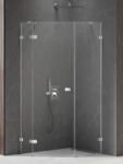 NEW TRENDY Avexa cabină de duș 100x80 cm crom luciu/sticlă transparentă EXK-3894 (EXK3894)