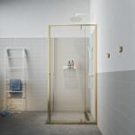 Sealskin Contour cabină de duș 100x100 cm pătrat auriu periat/sticlă transparentă CD181006495100 (CD181006495100)