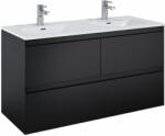 Elita Split dulap 120x45.8x63.5 cm sub chiuveta pe perete negru RE012007157160 (RE012007157160)