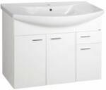 SAPHO Zoja dulap 94.2x34.2x74 cm sub chiuveta pe perete alb 51094A (51094A)