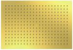 TRES Selection cap de duș 45x31.5 cm dreptunghiular auriu 29963203OR (29963203OR)