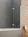 New Trendy New Soleo paravan cadă 120 cm două piese crom luciu/sticlă transparentă P-0031 (P0031)
