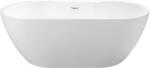 Besco Navia cadă freestanding 150x80 cm ovală alb #WAS-150-N (#WAS150N)