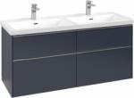 Villeroy & Boch Subway 3.0 dulap 127.2x46.2x57.6 cm sub chiuveta pe perete albastru C568L0VQ (C568L0VQ)