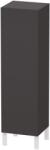 Duravit L-Cube dulap 40x36.3x132 cm laterala pe picioare grafit LC1178L8080 (LC1178L8080)