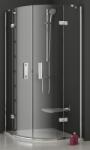 RAVAK SmartLine cabină de duș 80x80 cm semicircular crom luciu/sticlă transparentă 3S244A00Y1