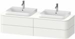 Duravit Happy D. 2 dulap 160x55x40.8 cm sub chiuveta pe perete alb HP4974B3636 (HP4974B3636)