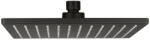 Oltens Atran cap de duș 22x22 cm pătrat negru mat 37005300 (37005300)