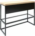 Baltica Design Trine consolă 80x40x75 cm negru-stejar 5904107906324 (5904107906324)