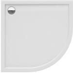 New Trendy Cantare cădiță de duș semirotundă 90x90 cm alb B-0382 (B0382)