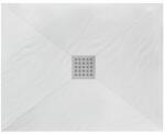 Rea Rock cădiță de duș dreptunghiulară 100x80 cm alb REAK5581