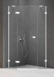 NEW TRENDY Avexa White cabină de duș 100x80 cm alb mat/sticlă transparentă EXK-3871 (EXK3871)