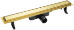 Laveo Basso rigolă liniară cu grătar 80 cm auriu COBG80D (COBG80D)
