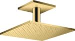 Hansgrohe ShowerSolutions cap de duș cu braț 30x30 cm pătrat auriu 35320990 (35320990)