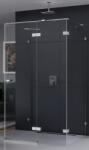 NEW TRENDY Eventa cabină de duș 90x80 cm dreptunghiular crom luciu/sticlă transparentă EXK-4578 (EXK4578)