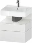 Duravit Qatego dulap 59x47x59 cm sub chiuveta pe perete alb QA4393018180010 (QA4393018180010)