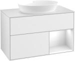 Villeroy & Boch Finion dulap 100x50.1x60.3 cm dulap atârnat sub chiuvetă alb GA21GFGF