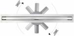 Hagser Iris Slim rigolă duș 100 cm oţel HGR11000030 (HGR11000030)