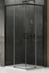 NEW TRENDY Prime cabină de duș 120x80 cm dreptunghiular negru mat/sticlă transparentă D-0312A/D-0321A (D0312A/D0321A)