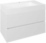 SAPHO Odetta dulap 82x43.5x50 cm sub chiuveta pe perete alb DT085-3030 (DT0853030)