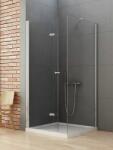 NEW TRENDY New Soleo cabină de duș 100x90 cm dreptunghiular crom luciu/sticlă transparentă D-0150A/D-0088B (D0150A/D0088B)