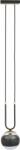 Emibig Glam Stripe lampă suspendată 1x10 W negru-transparent 1113/1 (11131)