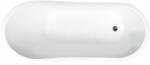Besco Gloria cadă freestanding 150x66 cm ovală bicolor #WMMC-150GLW (#WMMC150GLW)