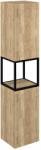 SAPHO Skara dulap 35.1x31.95x171 cm laterala pe perete negru-stejar CG010-2222 (CG0102222)