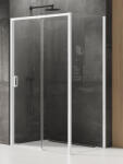 NEW TRENDY Prime White cabină de duș 100x100 cm pătrat alb mat/sticlă transparentă K-1387 (K1387)