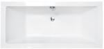 Besco Vera cada dreptunghiulară 170x75 cm alb #WKV-170-WZ