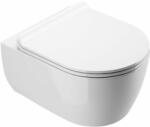Excellent Doto vas wc cu capac soft-close agăţat fără margine alb CEEX. 1404.485. WH (CEEX1404485WH)