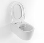 Excellent Doto vas wc cu capac soft-close agăţat fără margine alb CEEX. 1404.545. WH (CEEX1404545WH)